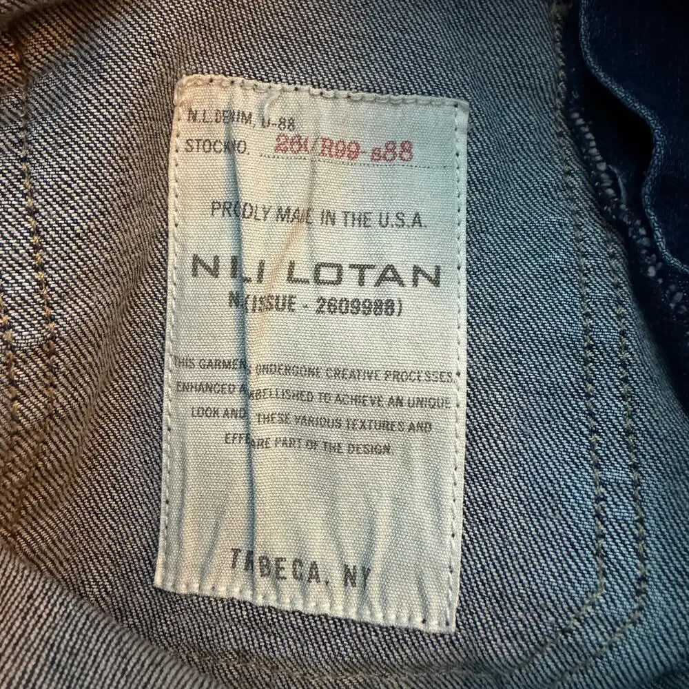 Nili Lotan Florence Wide Leg Jeans in Classic Wash Size 25 - Picture 6 of 7